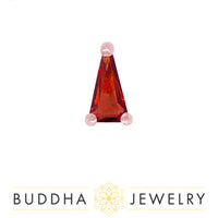 Buddha Jewelry Organics - Seek - Garnet Threadless End
