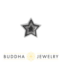 Buddha Jewelry Organics - Starstruck Rhodium - Threadless End
