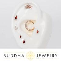 Buddha Jewelry Organics - Afterglow - Garnet Threadless End
