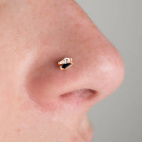 Buddha Jewelry Organics - Align - CZ/Spinel - Threadless End