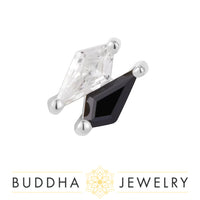 Buddha Jewelry Organics - Align - CZ/Spinel - Threadless End
