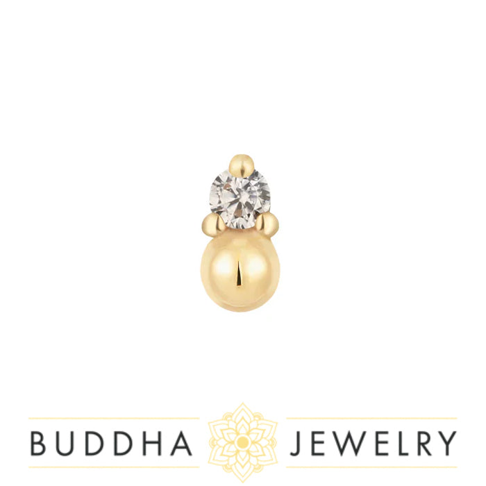 Buddha Jewelry Organics - Babe - Diamond - Threadless End