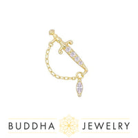 Buddha Jewelry Organics - Creed - CZ - Threadless End
