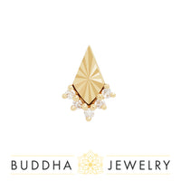 Buddha Jewelry Organics - Glow - Diamond - Threadless End
