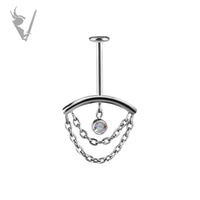 Valkyrie - CoCr PVD Titanium internally threaded attachment for vertical helix
