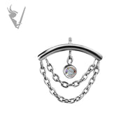 Valkyrie - CoCr PVD Titanium internally threaded attachment for vertical helix
