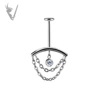 Valkyrie - CoCr PVD Titanium internally threaded attachment for vertical helix
