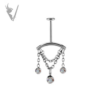 Valkyrie - CoCr PVD Titanium internally threaded attachment for vertical helix
