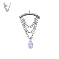 Valkyrie - CoCr PVD Titanium internally threaded attachment for vertical helix
