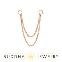 Buddha Jewelry Organics - Double Box Chain - Threadless End
