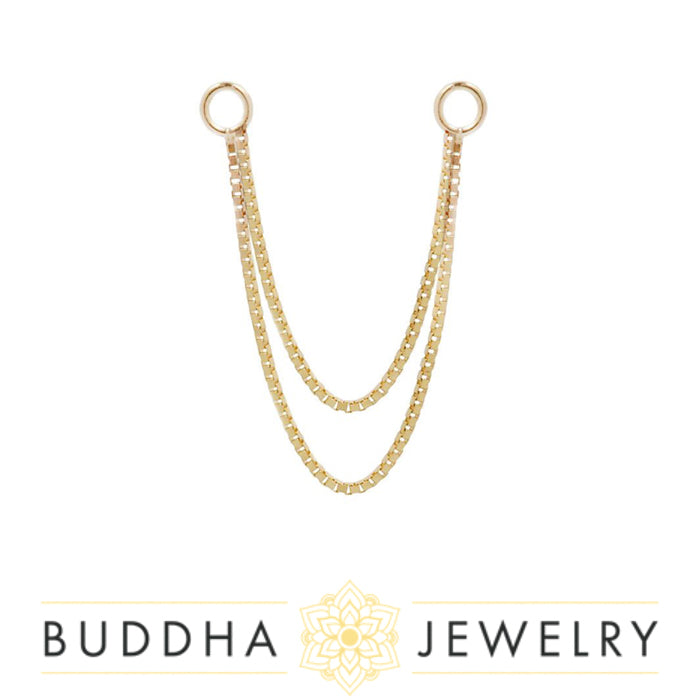 Buddha Jewelry Organics - Double Box Chain - Threadless End