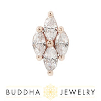 Buddha Jewelry Organics - Dream On - CZ - Threadless End