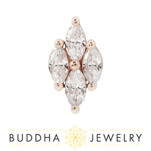 Buddha Jewelry Organics - Dream On - CZ - Threadless End