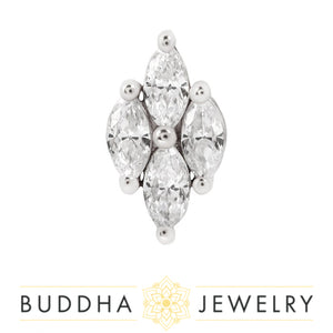 Buddha Jewelry Organics - Dream On - CZ - Threadless End