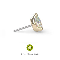 Kiwi Diamond - Low profile Pear - threadless end
