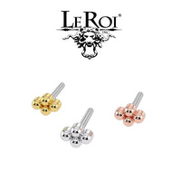 LeRoi - Teserra - 14k Threadless End

