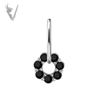 Valkyrie - CoCR - Round double jewelled charm - Cz
