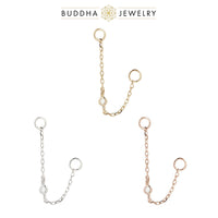 Buddha Jewelry Organics - Round Center - CZ Chain
