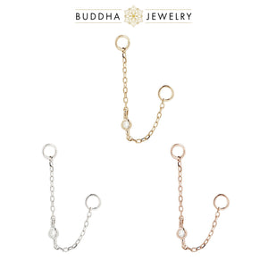 Buddha Jewelry Organics - Round Center - CZ Chain