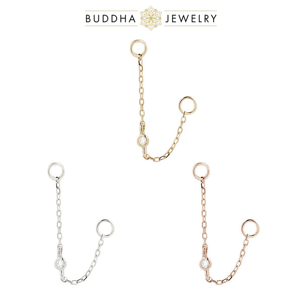Buddha Jewelry Organics - Round Center - CZ Chain