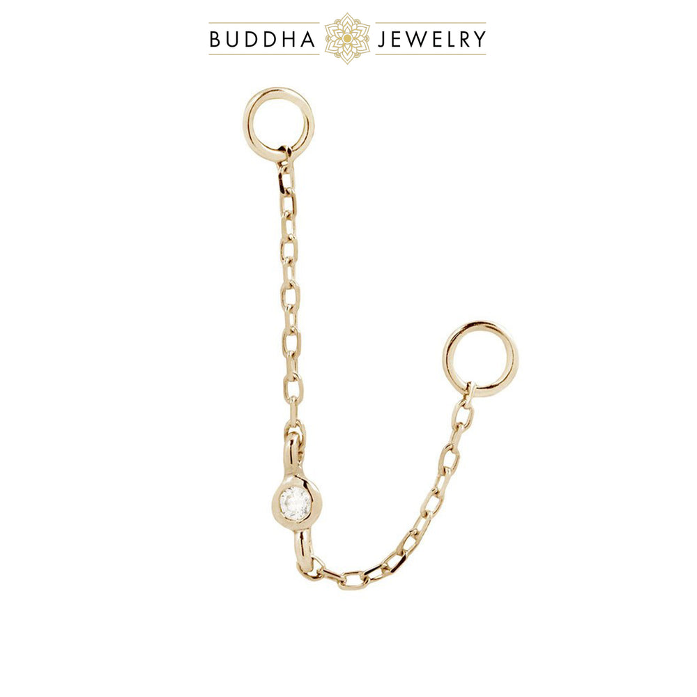 Buddha Jewelry Organics - Round Center - CZ Chain