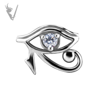 Valkyrie - SS316l -  Eye of Horus - Threadless end
