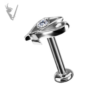 Valkyrie - SS316l -  Eye of Horus - Threadless end
