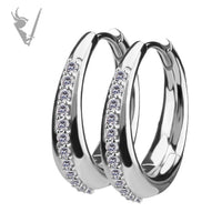 Valkyrie - CoCR - CZ Hoop earrings
