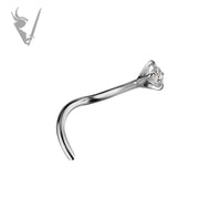 Valkyrie - 18k gold jeweled nose screw
