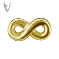 Valkyrie - 18k Gold Threadless infinity end
