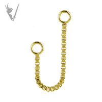 Valkyrie - Gold PVD Stainless steel box chain
