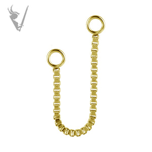 Valkyrie - Gold PVD Stainless steel box chain