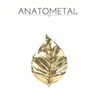 Anatometal - 18k Gold Threadless Leaf
