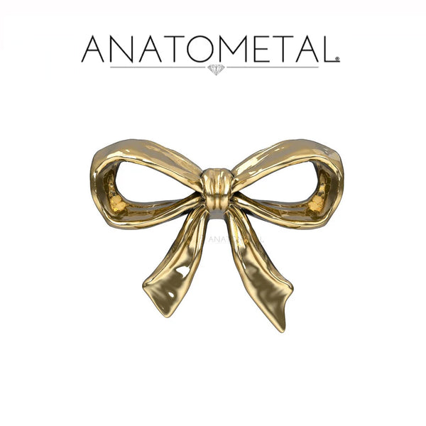 Anatometal - 18k Gold Threadless Lovelee Bow end