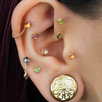 Buddha Jewelry Organics - Peekaboo Amethyst - Threadless End