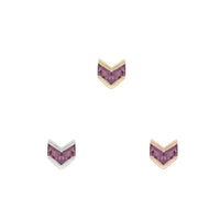 Buddha Jewelry Organics - Vande - Amethyst - Threadless End
