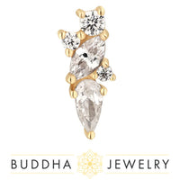 Buddha Jewelry Organics - Visionary - CZ - Threadless End