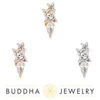 Buddha Jewelry Organics - Visionary - CZ - Threadless End
