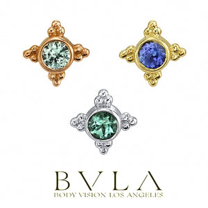 BVLA - 14k Gold - Mini Kandy - Threaded  end