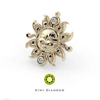 Kiwi Diamond - Kira sun - Threadless end
