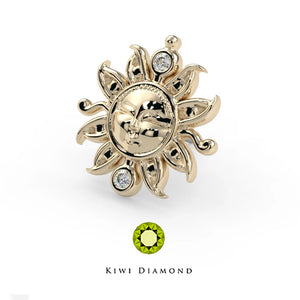 Kiwi Diamond - Kira sun - Threadless end