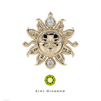 Kiwi Diamond - Kira sun - Threadless end
