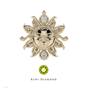 Kiwi Diamond - Kira sun - Threadless end