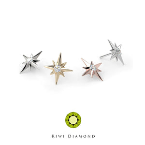 Kiwi Diamond - North star - Threadless end