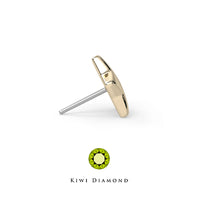 Kiwi Diamond - Puffy Star - threadless end
