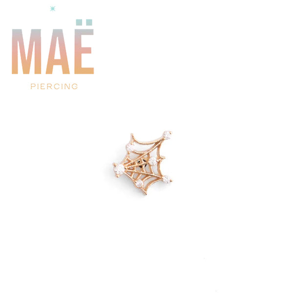 MAË - 14k Gold - Spooky sparkle - Threadless end