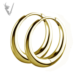 Valkyrie -  CoCr Gold pvd - Hoop earrings