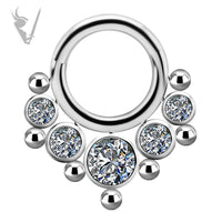 Valkyrie - 16g Titanium Jeweled cluster clicker
