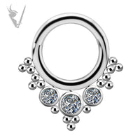 Valkyrie - 16g Titanium Jeweled cluster clicker
