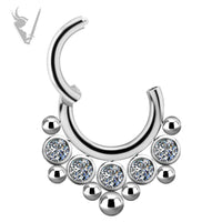 Valkyrie - 16g Titanium Jeweled cluster clicker
